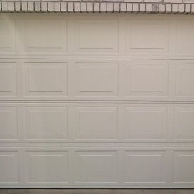 Outdated Single Garage Door &#8211; After