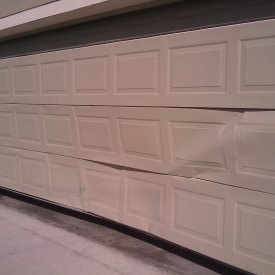 Auto Impacted Garage Door Panels