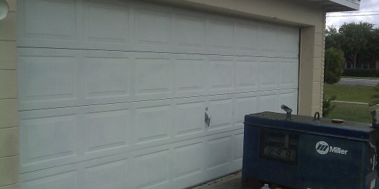Fallen Garage Door &#8211; Completely Restored